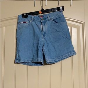 denim shorts